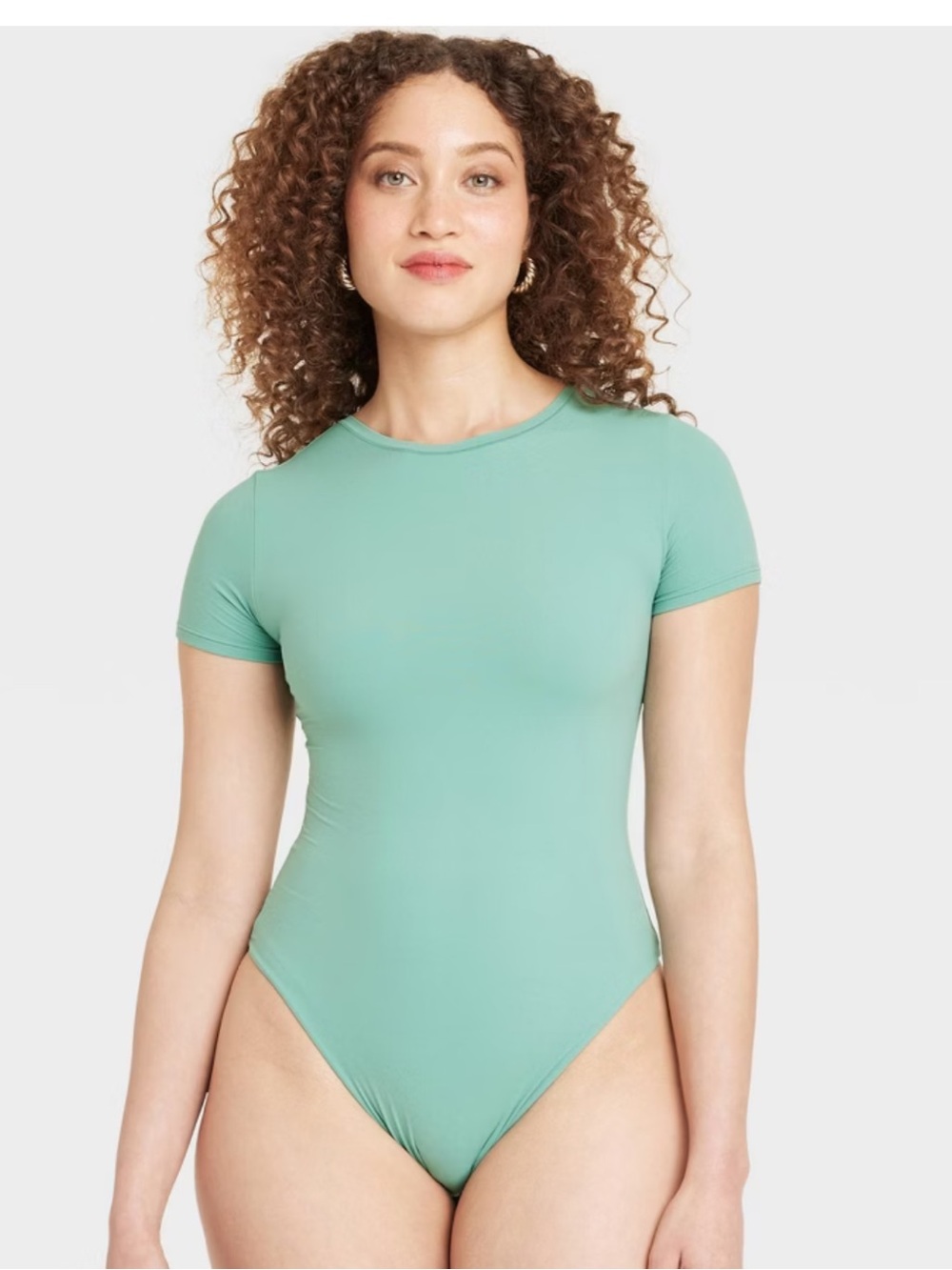 Auden Short-Sleeve Fitted Bodysuit